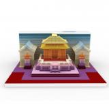 Wudang Jinding - Shaolin Temple Attractions 3D carved Note Paper