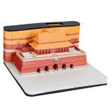 3D Paper Carving Notepaper Beijing Tiananmen Square